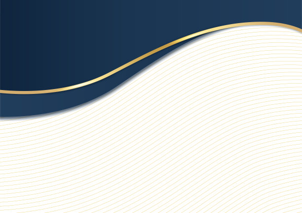 蓝色金色抽象背景现代极简主义证书和演示设计。适合商务、企业、机构、聚会、节日、研讨会、会谈等场合使用。图片下载