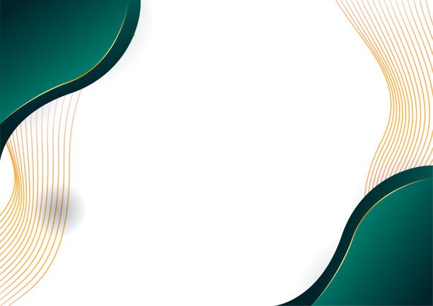 深绿色和金色抽象背景现代简约的表现设计。适合商务、企业、机构、聚会、节日、研讨会、会谈等场合使用。图片下载