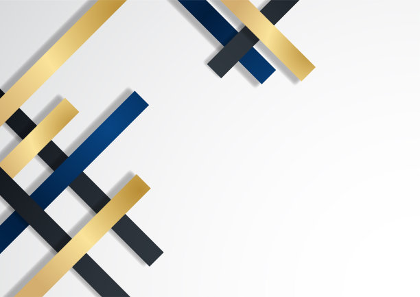 蓝色金色抽象背景现代极简主义证书和演示设计。适合商务、企业、机构、聚会、节日、研讨会、会谈等场合使用。图片下载