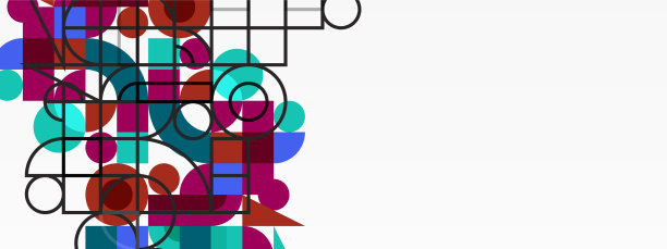 最小几何抽象背景圈图片下载