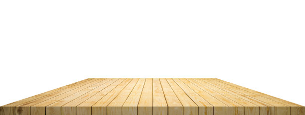 空木桌面孤立在白色背景的产品显示蒙太奇图片下载