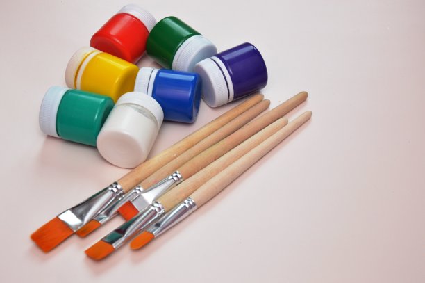 画笔和颜料图片下载