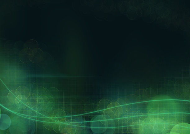 未来绿色散景为科技发展主题图片下载