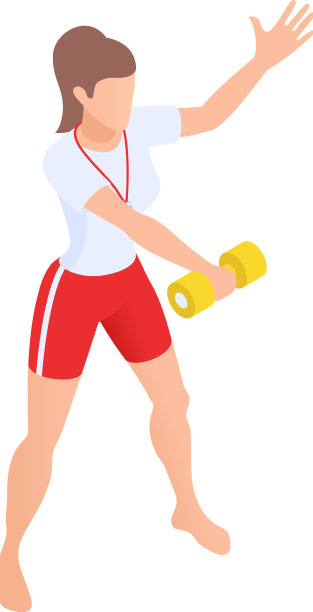 水中有氧运动教练图片下载