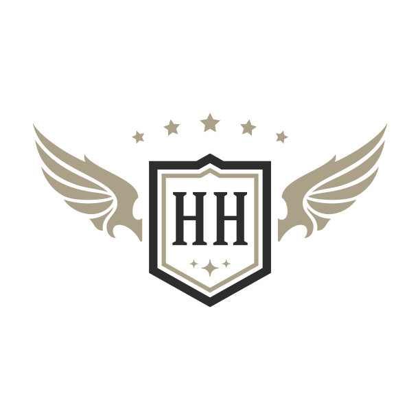 奢侈的字母组合标志模板矢量对象的标志或徽章设计图片下载