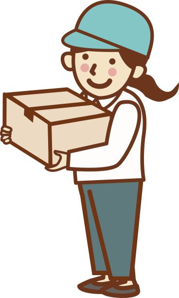 一名女工人戴着一顶有纸板的帽子。图片下载