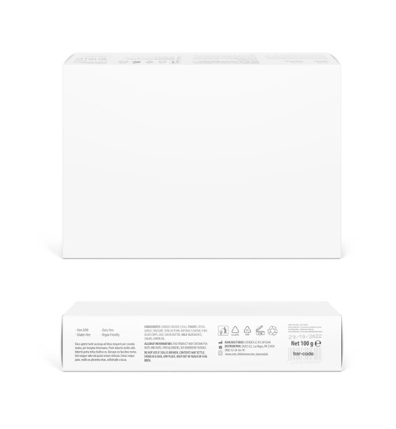 现实的水平纸板箱模型。正面和侧视图。矢量插图。图片下载