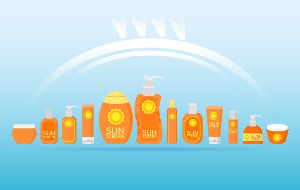 防晒霜图片下载