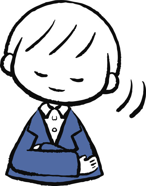 一个西装革履的男人点头表示同情。图片下载