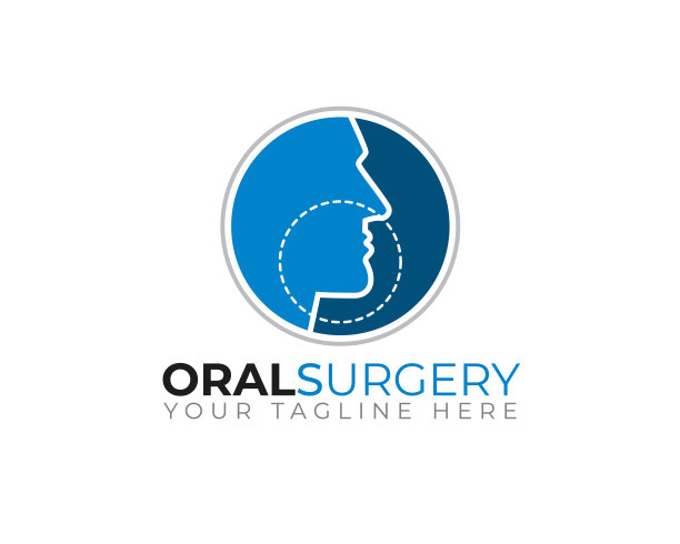 口腔外科圆形会徽标志模板图片下载