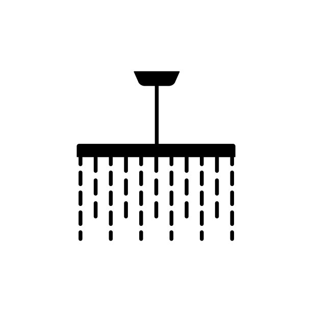 黑白矢量水晶玻璃岛吊灯插图。平面剪影图标的现代天花板灯。豪华家居华丽台灯。孤立的对象图片下载