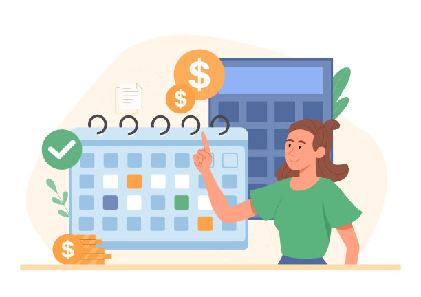 每月的成本概念图片下载