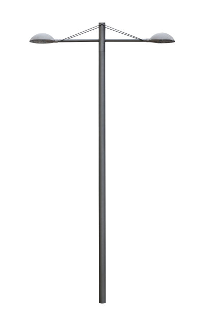 街灯柱上,孤立图片下载