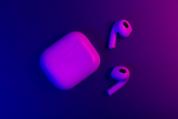 新的AirPods 3白色背景图片下载