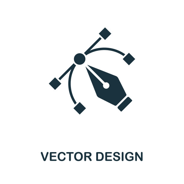 矢量设计图标。简单的元素从设计技术中收集。填充矢量设计图标的模板，信息图形和更多图片下载