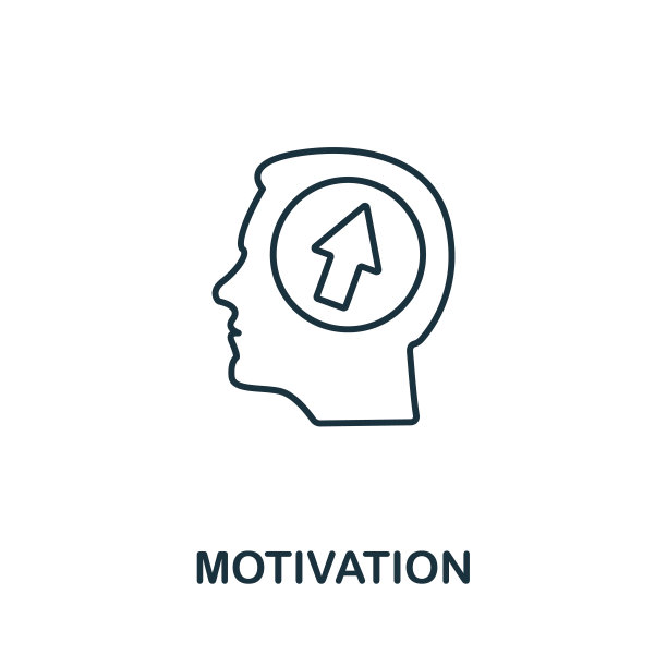 动力线图标。精简风格元素从企业管理收集。网页设计，应用程序和软件的简单动机图标图片下载