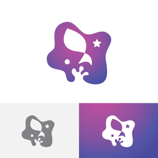 鱼梦之夜星星水花简单图片下载