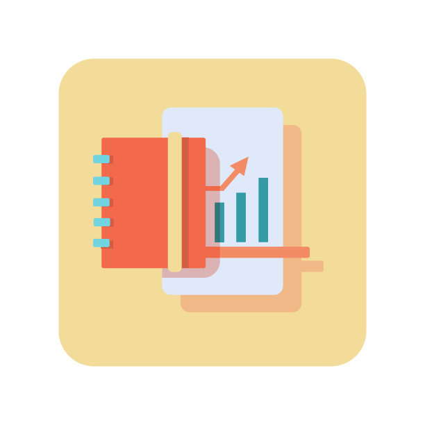 抽象按钮图标统计图在白色背景-向量图片下载