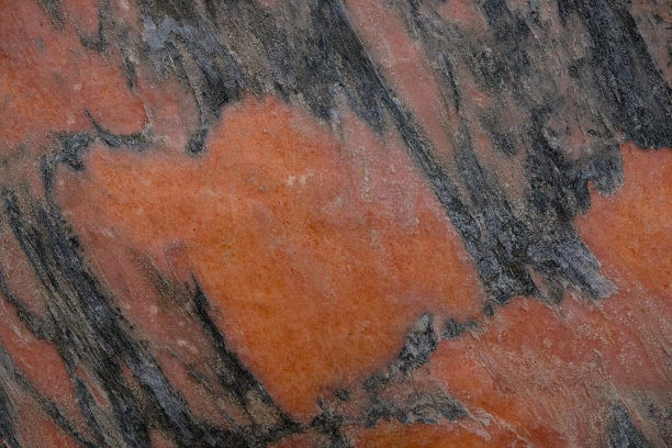 装饰大理石石材背景。珊瑚色和灰色。图片下载