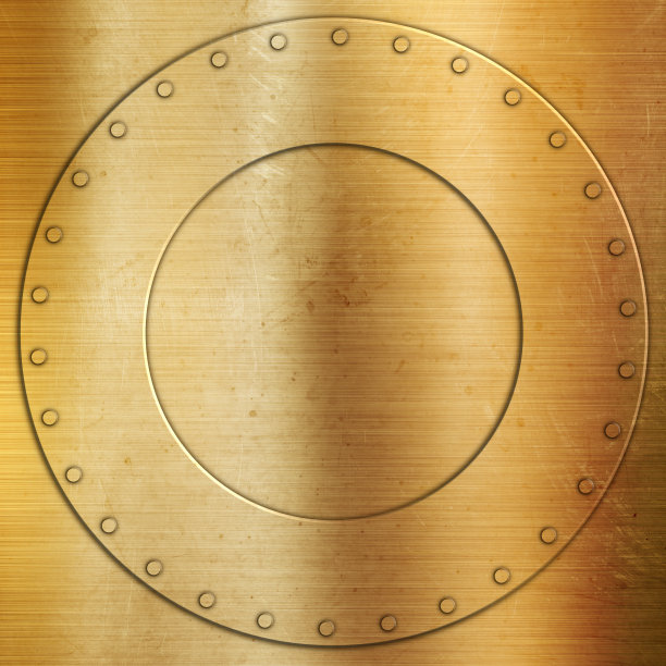 Grunge风格的黄金金属背景图片下载