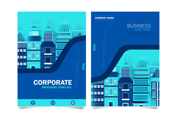 企业宣传册模板设计图片下载