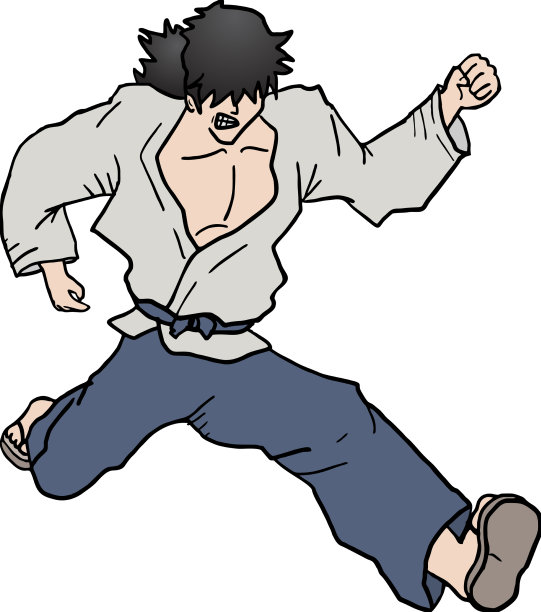 速度运行的武士图片下载