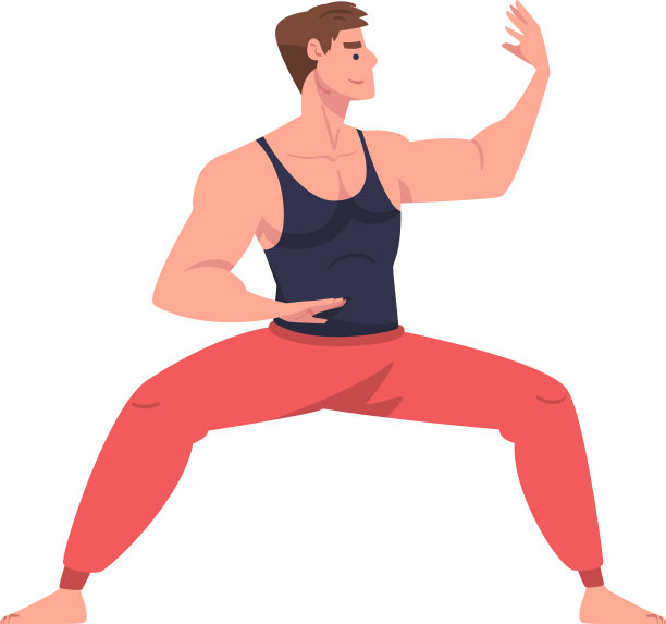 练习太极和气功的男人性格图片下载