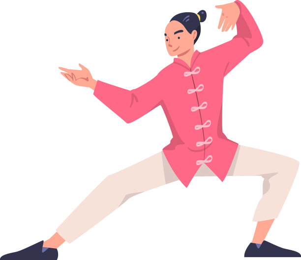 练习太极和气功的男人性格图片下载