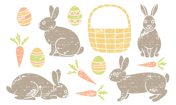 复活节剪贴画图片下载