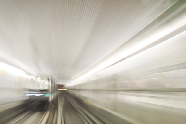 摘要地铁隧道模糊运动。图片下载