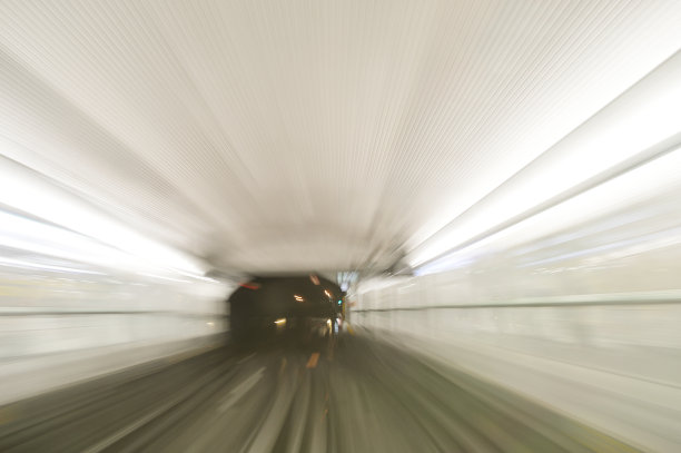 摘要地铁隧道模糊运动。图片下载