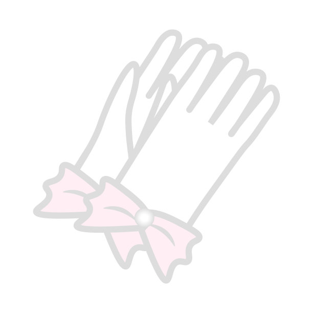 短长度的婚礼手套插图图片下载