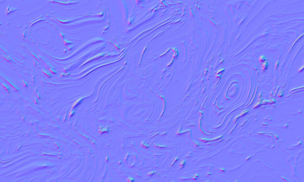 大理石，漩涡波三维塑料浮雕贴图纹理。三维演示图片下载