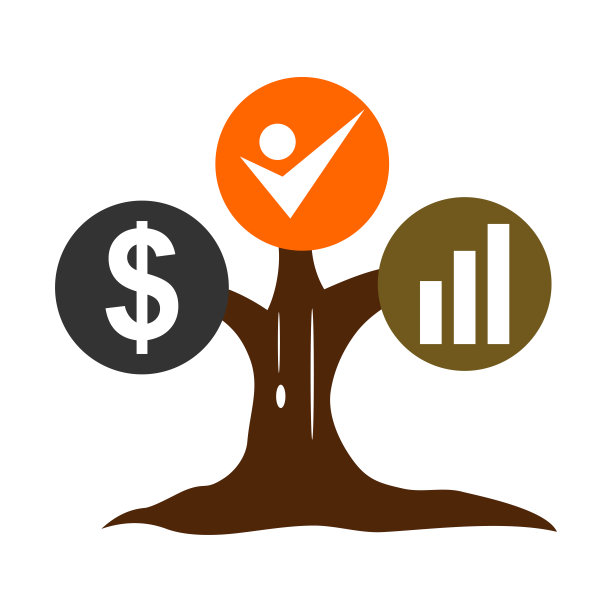 企业成功树标志图标插图品牌标识图片下载