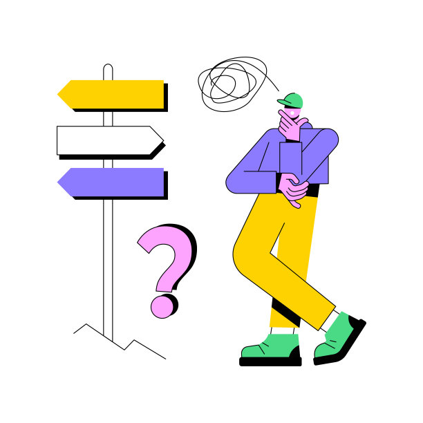 混淆抽象概念矢量说明。图片下载