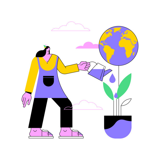 社会责任抽象概念矢量说明。图片下载