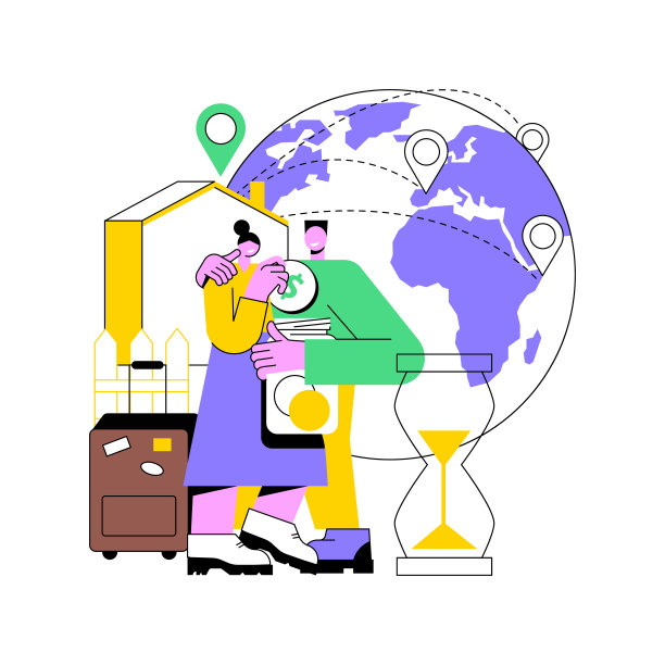 返回迁移抽象概念向量插图。图片下载