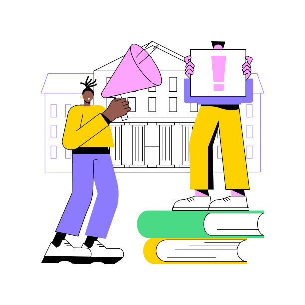 学生行动主义抽象概念矢量插图。图片下载