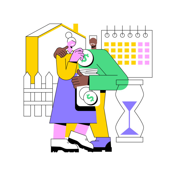 退休准备抽象概念向量插图。图片下载