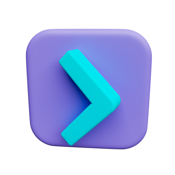 右箭头围成圆圈。3d图标渲染图图片下载