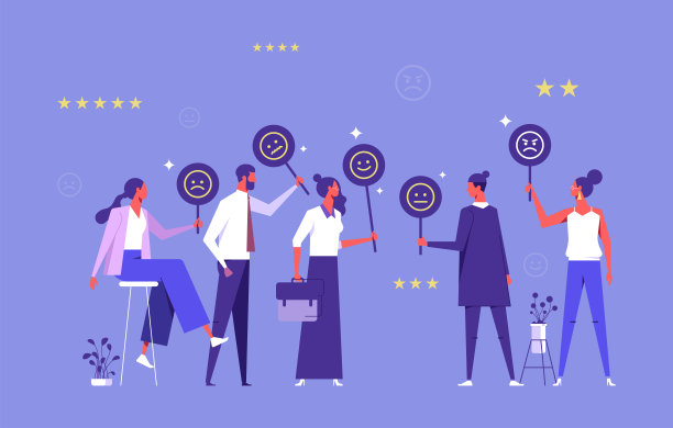 满意度评分和离职回顾的概念图片下载