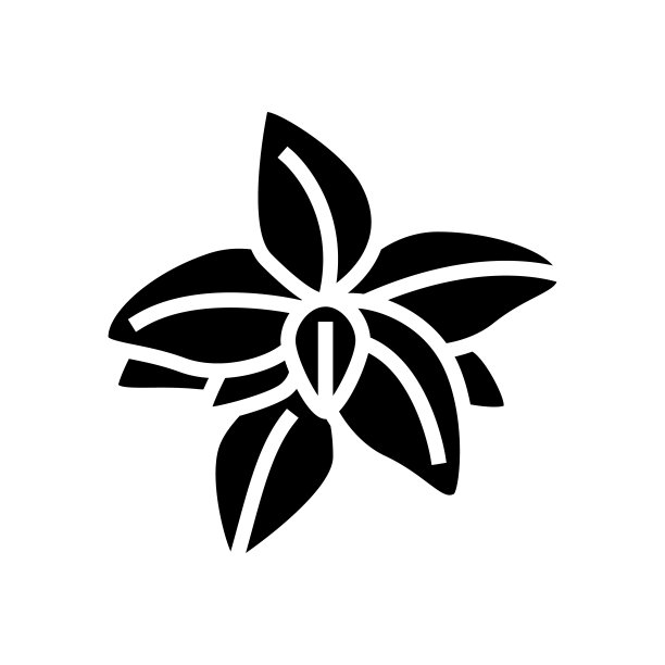 罗勒味符号图标矢量插图图片下载