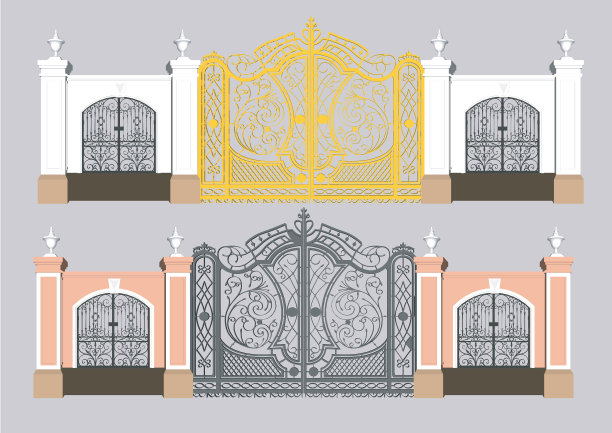 房子前面的门墙漏水图片下载