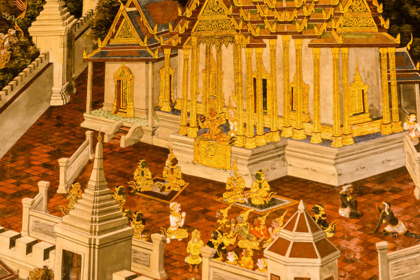 罗摩衍那墙艺术图片下载