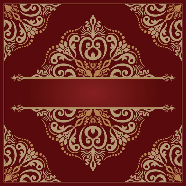 优雅的邀请卡。矢量图图片下载