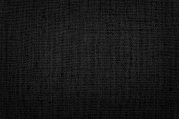 黑色麻绳纹理背景。黑布黑布壁纸。粗布帆布织物纹理自然。自然复古麻布编织，旧棉布地毯背景。图片下载