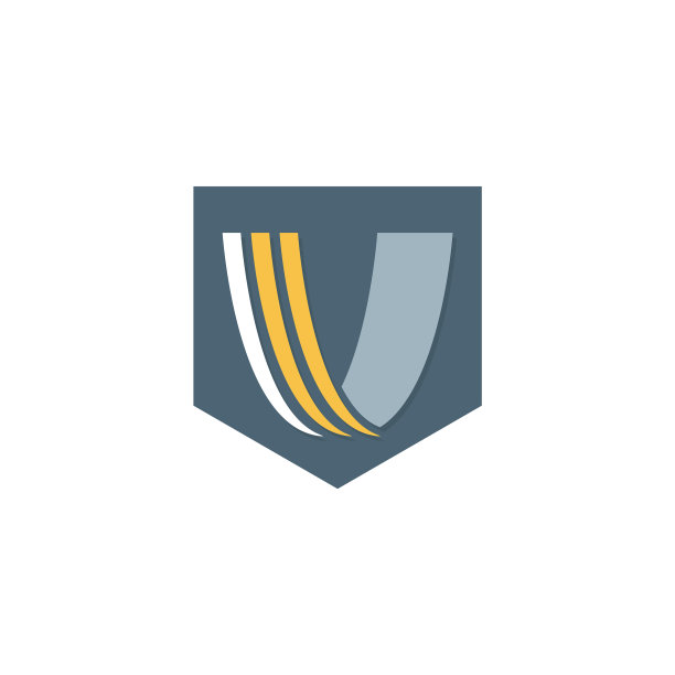 简单的字母v app logo图标设计模板图片下载