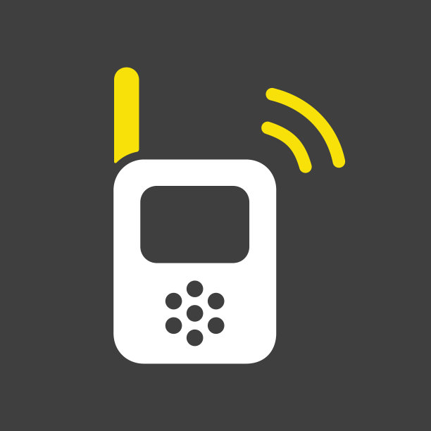 婴儿无线电监视器图标图标图形符号图片下载