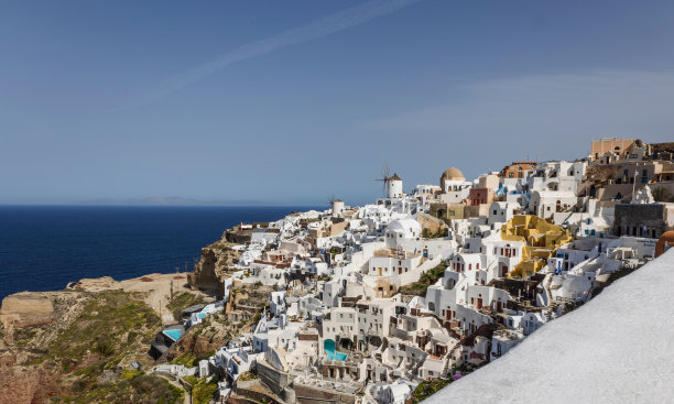 伊亚圣托里尼希腊风景旅游遗愿清单图片下载