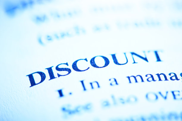 在商业词典中定义的折扣图片下载